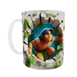 Animated Jungle Hero "Vine Break" Adventure Mug - 325ml Ceramic Gift